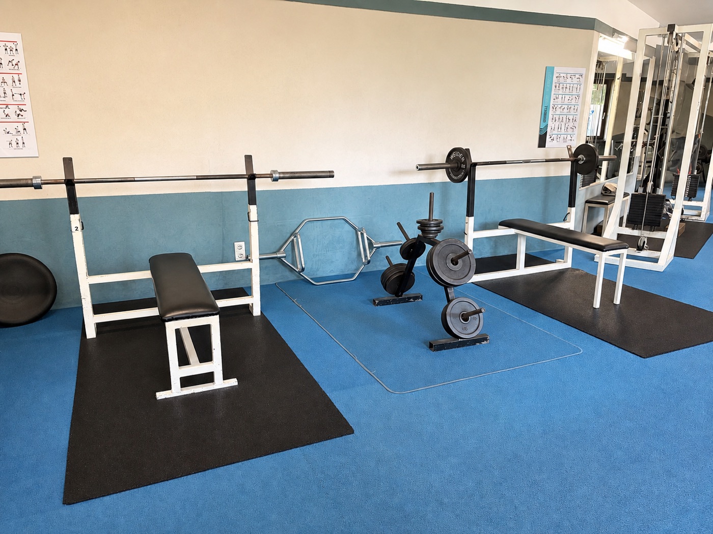 Trainingsfläche im Fitnessstudio Klinger